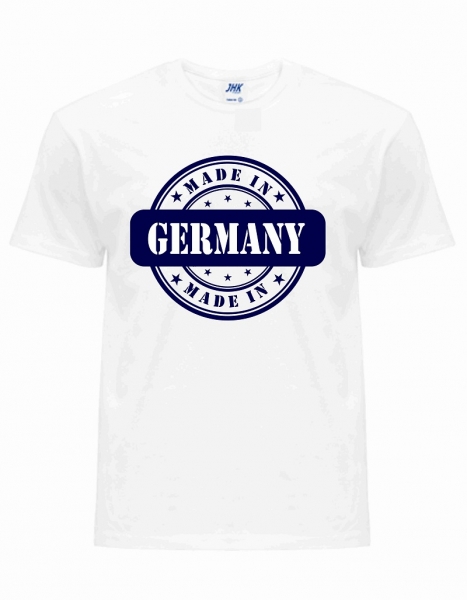 T-Shirt Made in Germany weiß-marine, günstig kaufen